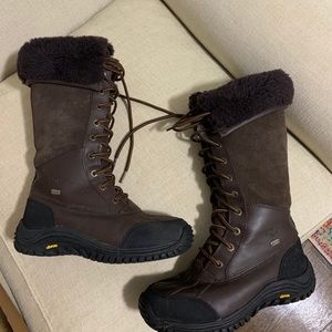 Ugh Adirondack Tall Boot 7 chocolate brown